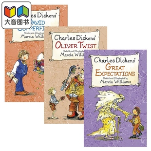 Copperfield 远大前程Great Expectations Dickens Twist 3册英文大卫科波菲尔David 雾都孤儿Oliver 大音 狄更斯少年版