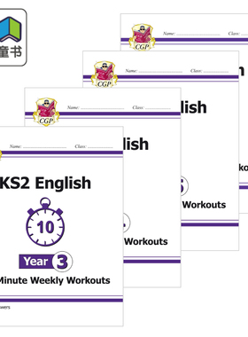 英国CGP原版 KS2 English Targeted Practice&Question Book 英国小学英语书写自然拼读语法阅读练习包多组合 10-11岁