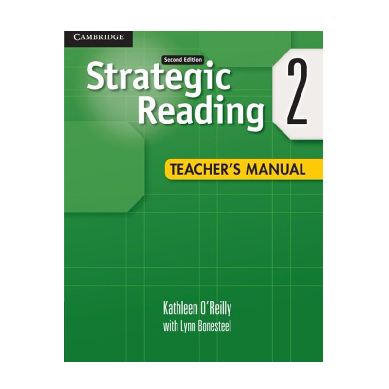策略阅读第二版（2）-教师书 英文原版 Strategic Reading Second edition (Level 2) - Teacher's Manual