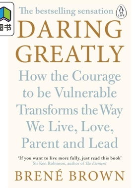 预售 无所畏惧：颠覆你内心的脆弱 英文原版 Daring Greatly How the Courage to Be Vulnerable Brené Brown 布琳 大音