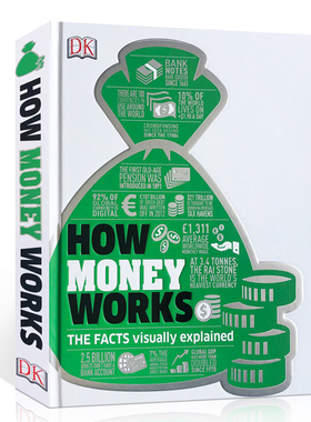 英文原版DK 财富金钱百科 英文原版 How Money Works: The Facts Visually Explained 金融经济理财 知识图解科普读物精装