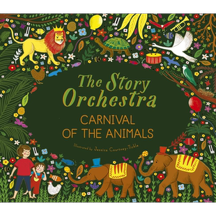 The Story Orchestra 故事管弦乐队 Carnival of the Animals 动物狂欢节 有声读物英文原版书 聆听维瓦尔第音乐 古典音乐童?
