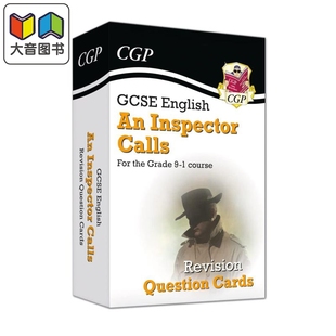 Revision 英语探长来访修订问题卡 Grade 预售 GCSE Calls Question Inspector New English 大音 Cards 英国CGP教辅