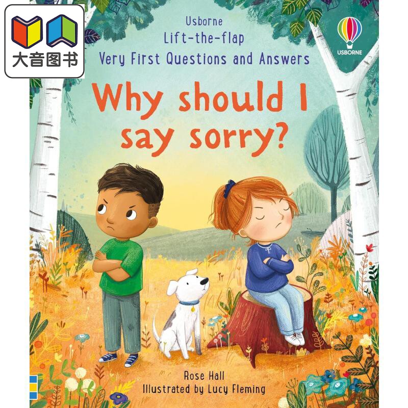 尤斯伯恩你问我答 我为什么要说对不起 Very First Questions & Answers Why should I say sorry英文原版 纸板书 大音