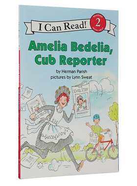 I can read 2 儿童分级阅读第二阶段 Amelia Bedelia, Cub Reporter 英文原版进口 少儿英文绘本 英语启蒙认知