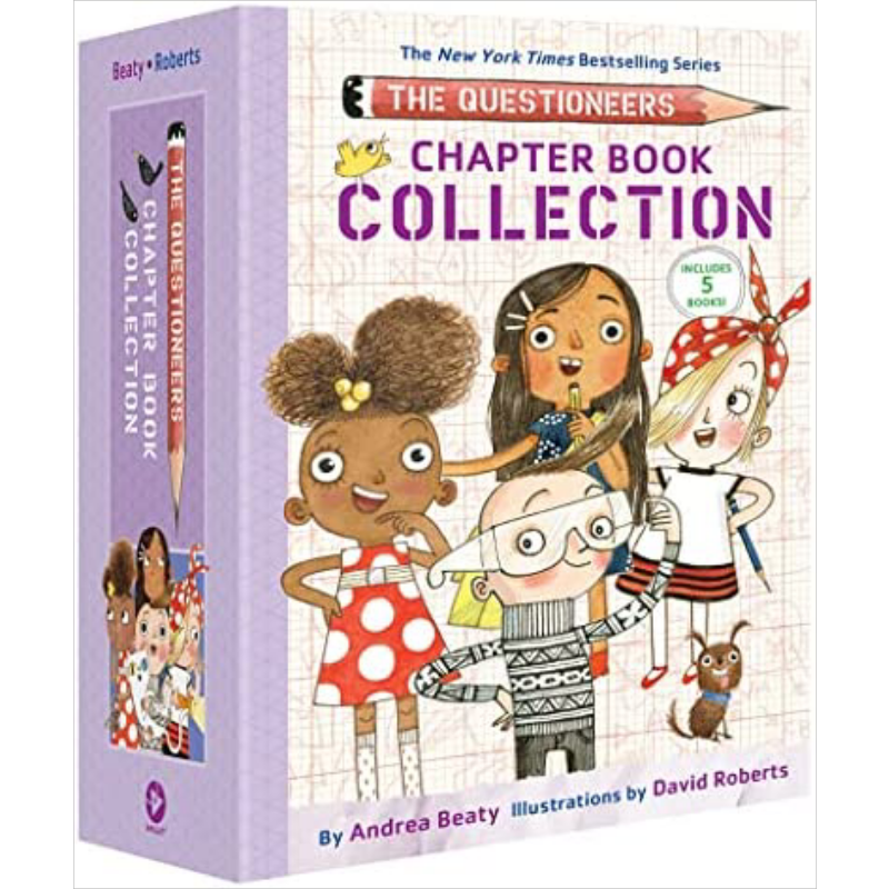 预售 The Questioneers Chapter Book Collection 梦想行动派章节书1-5套装5册 英文原版 进口图书 儿童插图故事图画书 大音