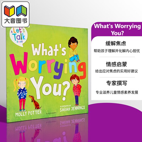 A Lets Talk:Whats Worrying You 多样的生活 你在烦恼什么呢 英文原版进口图书 儿童绘本 情绪管理图画书 大音