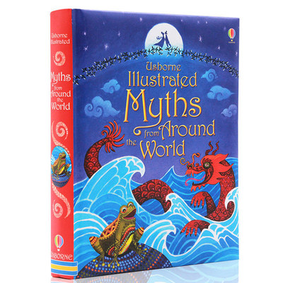 世界神话故事集 18个故事合集 英文版 Usborne Illustrated Myths from Around the World精装全彩 插图插画版 民间故事