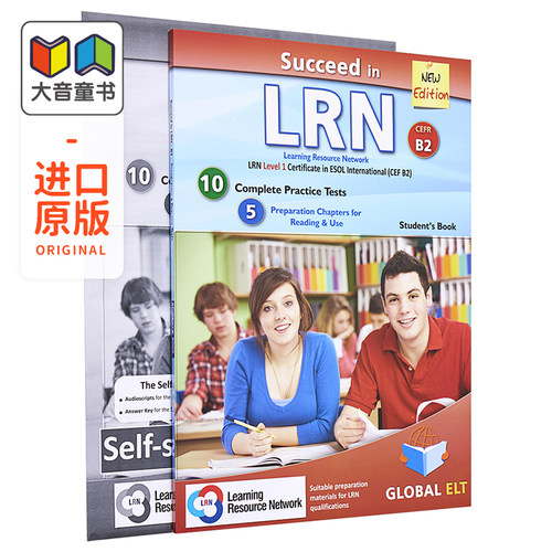 Succeed in LRN CEFR B2 Practice Tests Self-study LRN iESOL考试冲刺宝典 B2等级 模拟测试 备考自学套装 含答案