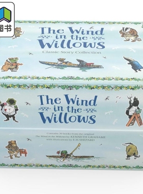 柳林风声 盒装20册 Wind in the Willows Classic Story Collection 英文原版 儿童文学 经典童话故事书 精装进口 大音