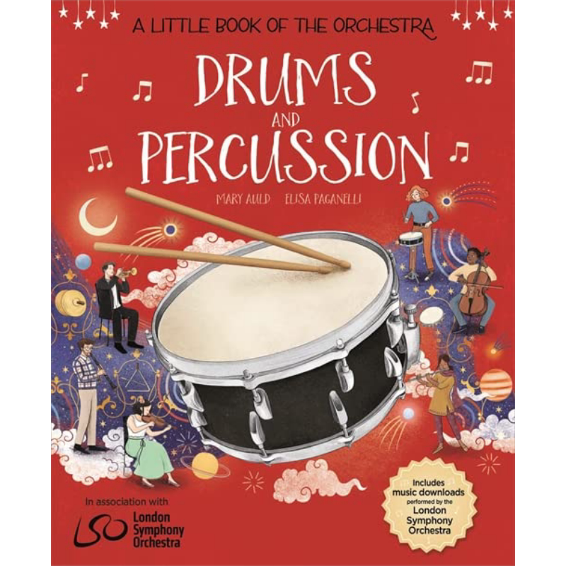 A Little Book of the Orchestra: Drums and Percussion 乐团小册子：鼓与打击乐 英文原版进口儿童绘本音乐故事 大音