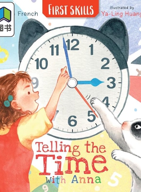 时间学习 和安娜一起报时 Telling the Time with Anna First Skills 英文原版 儿童学习绘本 精装进口 童书4-7岁 大音