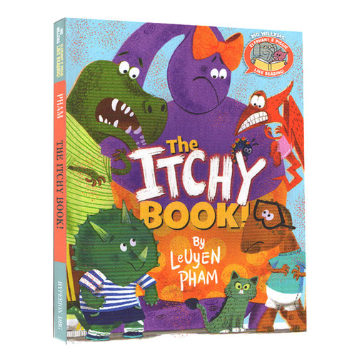 Elephant & Piggie Like Reading The Itchy Book 小猪小象爱阅读系列 想挠痒痒的恐龙 英文原版书 儿童绘本 Mo Willems