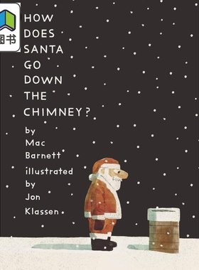 圣诞老人的烟囱 平装 Mac Barnett How Does Santa Go Down the Chimney 英文原版 儿童绘本故事 进口精品绘本 大音