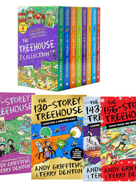 The Storey Treehouse 小屁孩树屋历险记系列 英文原版 疯狂树屋历险记 儿童章节冒险故事书 笑话书 6-12岁 树屋故事