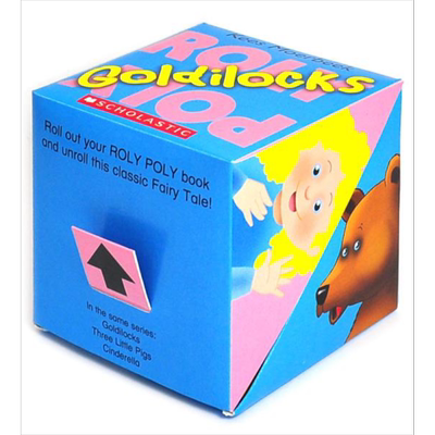 Roly Poly Pop up Box Books 学乐神奇翻转书 Goldilocks 金发女孩和三只熊 低幼韵律启蒙游戏书纸板书翻翻书 英文原版单词 0