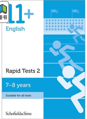 英国S&S教辅 11+ English Rapid Tests 2 英语快速测试2 有答案 7-8岁 英文原版进口图书CEM GL考试适用 大音