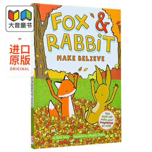 Gergely Dudas 狐狸与兔子2 Fox & Rabbit 2 Make Believe 英文原版小初文学 桥梁漫画图像小说 进口图书故事书 大音