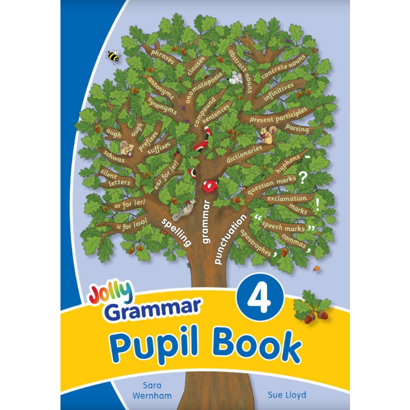 快乐语法4 学生用书 手写体字母 英式英语版 Jolly Grammar 4 Pupil Book In Precursive Letters 英文原版进口 大音