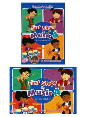 新加坡儿童全面音乐能力标准教程系列教材First Steps To Music Primary 4 Textbook & Teacher's Guide 2册套装配套