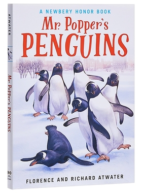 波普先生的企鹅 英文原版 Mr. Popper's Penguins 纽伯瑞儿童文学奖银奖 大奖小说 幽默小说 理查德阿特沃特 Richard Atwater