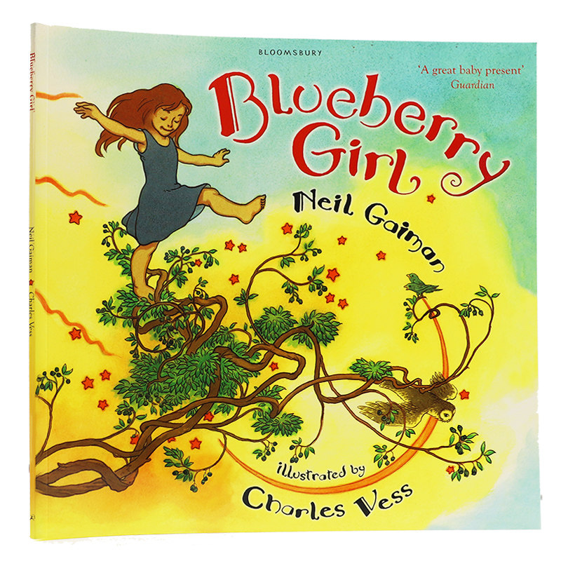 英文原版blueberry girl 蓝莓女孩 献给每个追逐梦想的孩子 成长励志