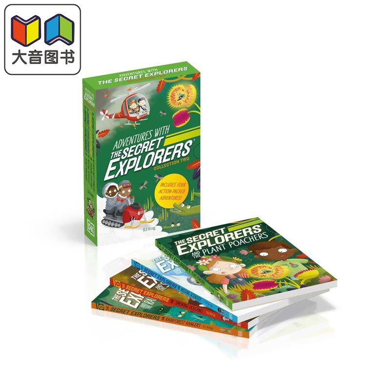 DK小初文学 探秘者合集2（共4册）Adventures with The Secret Explorers Collection Two 英文原版 儿童章节故事 大音