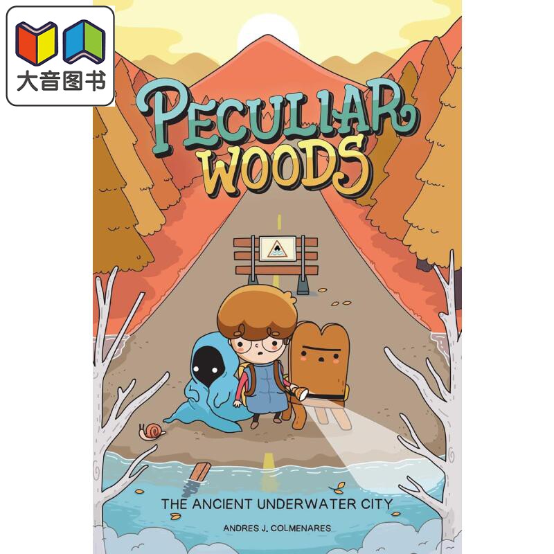 桥梁漫画 奇异森林1 Peculiar Woods The Ancient Underwater City 1 英文原版小初文学 儿童图像小说图画故事书 大音