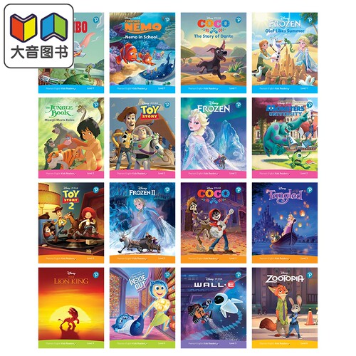 英文原版进口迪士尼儿童读物系列 分级阅读本级别1-6 含音频 Disney Kids Readers Level 1-6 疯狂动物城ZOOTOPIA 大音