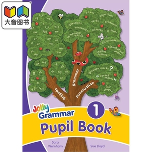 Letters 学生用书 英语版 英式 快乐语法 Grammar Precursive 英文原版 手写体字母 Book Pupil 大音 进口 Jolly