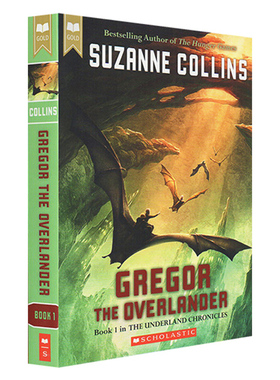 地下城 光明勇士 英文原版 Gregor The Overlander 饥饿游戏同作者 纽约时报畅销书英文版 大音