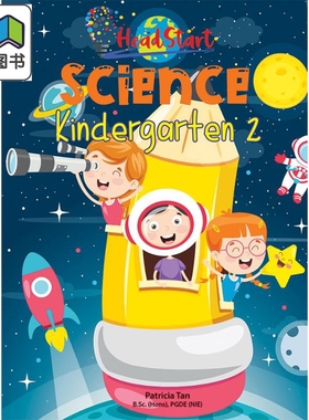 新加坡教辅 Headstart Science Kindergarten 2 幼儿园科学启蒙练习册 幼小衔接思维启发 大音