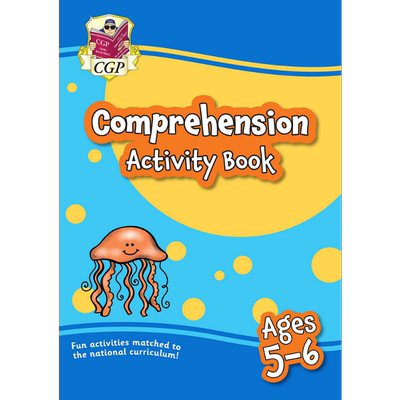 英国原版CGP教辅 New English Comprehension Activity Book 5-6岁英语阅读理解活动书合 家庭学习 英文进口图书 大音