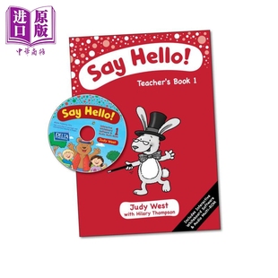 with Delta 英文原版 Book 剑桥少儿英语 Cambridge 说你好教师用书书含音频CD Say Kindergarten Teacher ROM Hello