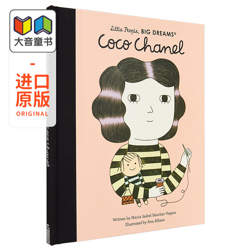 小人物大梦想系列 香奈儿 英文原版 Little People, Big Dreams Coco Chanel 精装 世界杰出女性传记 5-9岁