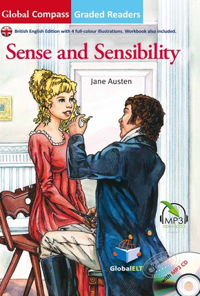 Global ELT Graded Reader 世界经典名著分级阅读读物 B1.1 Sense and Sensibility 理智与情感英文原版 附音频CD 英式英语