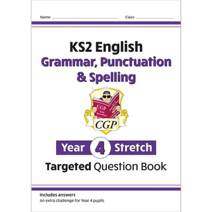 KS2 English Targeted Question Book Challenging Grammar Punctuation&Spelling Year 4 Stretch 大音