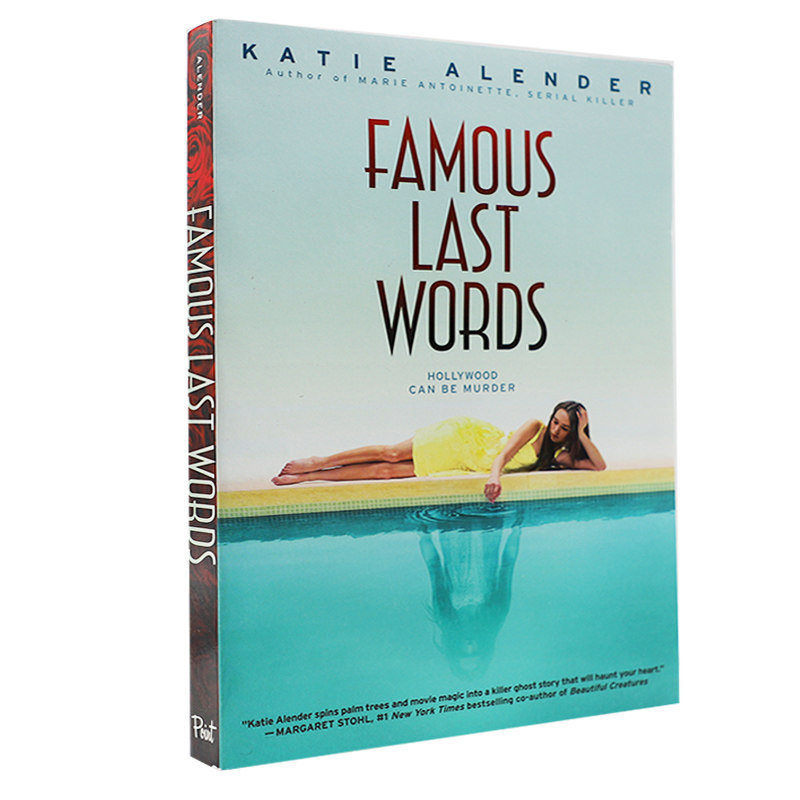 英文原版电影小说 离别宣言 Famous Last Words 纯英语进口青少年读物 正版