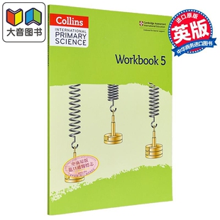 Collins International Primary Science Workbook 5 柯林斯国际小学科学练习册5 剑桥 英文原版 生物学化学物理 大音