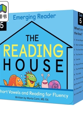 The Reading House Set 5 Sh Vow & Read Fluency 阅读小房子5级 英文原版 儿童绘本 分级阅读 Marla Conn 4-8岁 大音