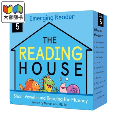 The Reading House Set 5 Sh Vow & Read Fluency 阅读小房子5级 英文原版 儿童绘本 分级阅读 Marla Conn 4-8岁 大音
