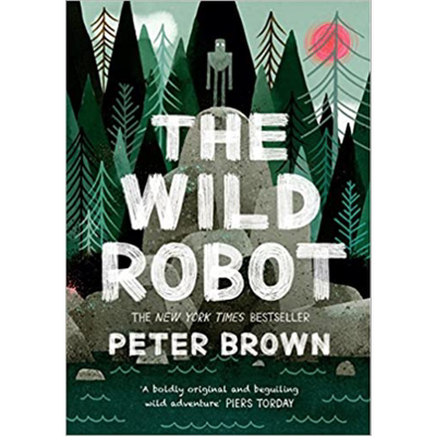 荒岛机器人1 英文原版 The Wild Robot 凯迪克奖插画师作品 Peter Brown 大音