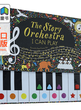 预售 The Story Orchestra 故事管弦乐队 I Can Play 儿童有声读物 发声书 英文原版 精装 聆听古典经典音乐 Jessica Courtney Tic