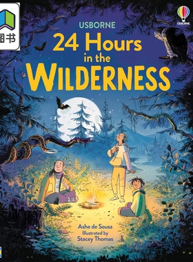 探险的24小时 野外求生 24 Hours in the Wilderness 英文原版 儿童科普绘本读物 探险故事 进口童书 7岁以上 大音