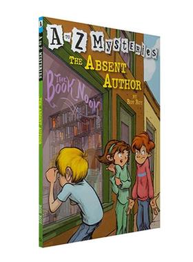 A to Z Mysteries 系列 #1 The Absent Author 字母之谜 神秘事件 失踪的小说家 英文原版章节书神秘案件英文版推理小说 Ron