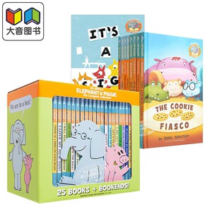 Elephant& Piggie小猪小象第一季&第二季大全套34册套装儿童绘本故事图画书英语启蒙阅读英文原版进口图书大音