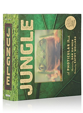 光与影视觉书系列 会动的3D图片书 丛林 英文原版 Jungle: A Photicular Book 纽约时报书籍