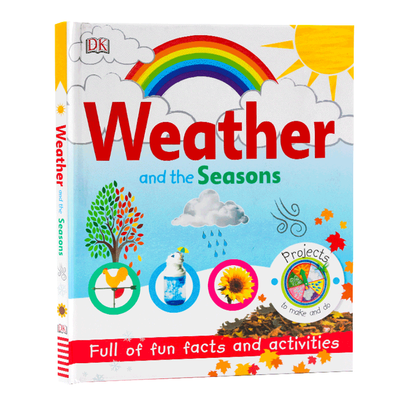 dk儿童百科 天气和季节 益智游戏活动书 weather and the seasons