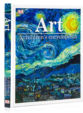 DK儿童百科全书 艺术 Art A Children's Encyclopedia 英文原版 青少年艺术绘画雕塑摄影启蒙 图解彩色插图画册 精装