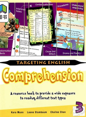 新加坡英语教材 Targeting English Comprehension Book 3 目标英语阅读理解3 含答案 小学英语文本文章 7-12岁 大音